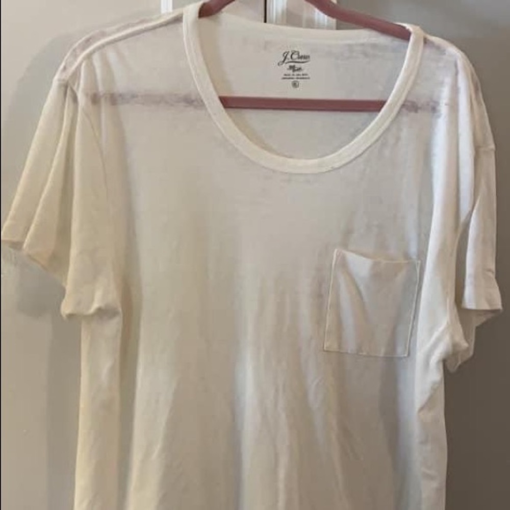 Jcrew white tshirt